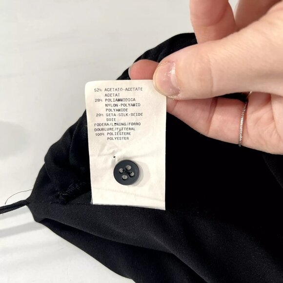 Armani Collezini Black Ruched Strapless Maxi Open Back Dress - Picture 12 of 12